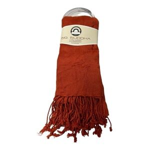 Big Buddha Featherweight Pashmina Scarf Burnt Orange